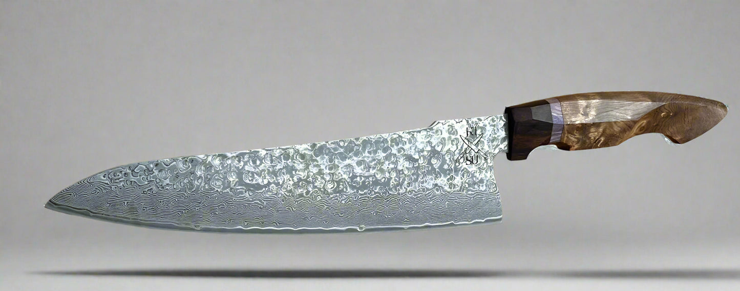 Pickled Damascus - Gyuto Chef Knife