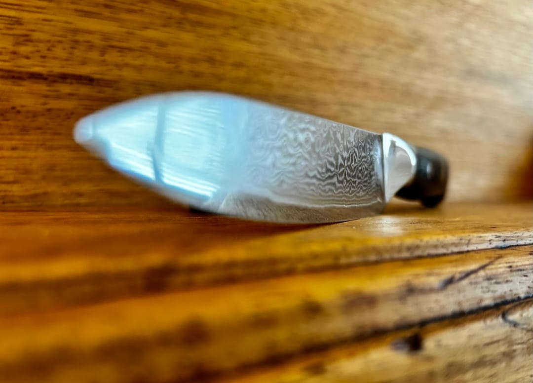 Damascus Super Core - Utility Knife